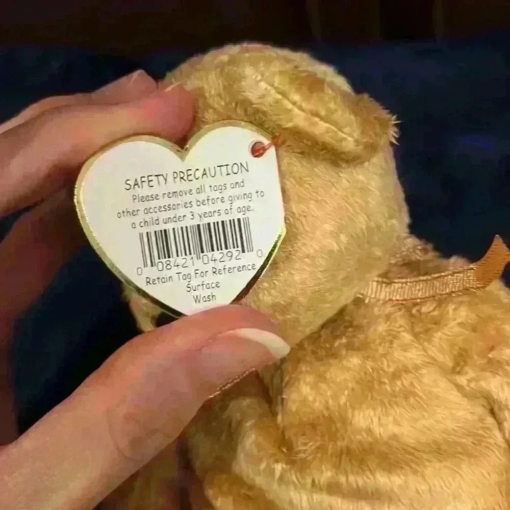 2000 Cashew Bear Ty Beanie Baby